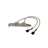 Dual USB 2.0 Female To 2x 5 Pin Header Motherboard Cable