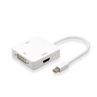 3 In 1 Mini DisplayPort To HDMI/DVI/VGA Cable Adapter