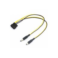 4-Pin Male Molex To 12V DC Plug LED Power Cable
