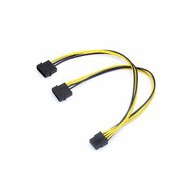 8 Pin PCI Express To Two 4-Pin Molex Power Adapter Cable