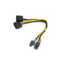 8 Pin PCIe To Dual 4 Pin Molex Power Cable