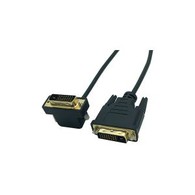 90 Degree DVI 24+1 Male To Male Dual Link Cable