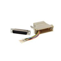 DB25 Male To RJ45 Female Modular Adapter