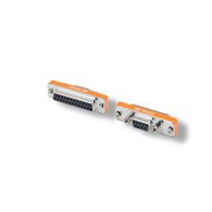 DB9 Female To DB25 Female Low Profile Serial Adapter