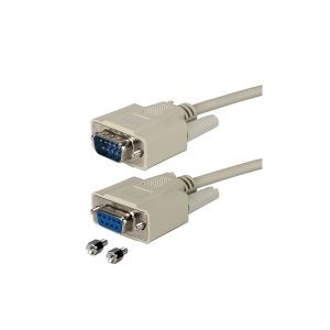 DB9 Male to Female Cable with Mounting Screw