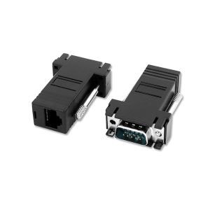DB9M To RJ45 Straight Serial Adapter