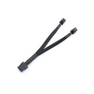 Dual 6 Pin PCI-E Splitter To 8Pin PCI-E Power Cable