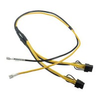 Dual PCI-e 8pin Power Cable With Terminal For RIG Miner