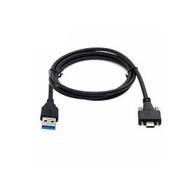 Dual Screw Lock USB Type-C To USB 3.0 A Male Cable