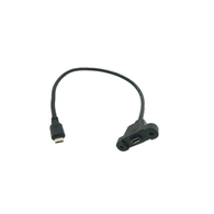 Micro USB 5Pin Male To Female Extension Panel Mount Cable
