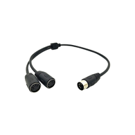 MIDI 5 Pin Din Keyboard DIN Power Splitter Cable