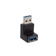 Right Angle USB 3.0 A Male To A Female Adapter