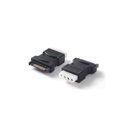 SATA 15P Male To Molex 4P Female Adapter