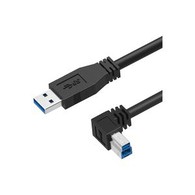 Standard USB 3.0 A Type To Left Angle B Type Cable