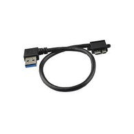 USB 3.0 A Male Right Angle To Micro B Left Angle Cable