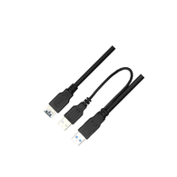 USB 3.0 Female To Male With USB 2.0 Power Splitter Cable