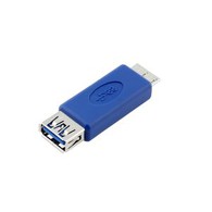 USB 3.0 Micro-B Male To Type A Male Adapter