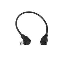 USB Mini B Male UP Angled To Female Extension Cable