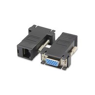 VGA Extender Female To RJ45 Ethernet Female Adapter