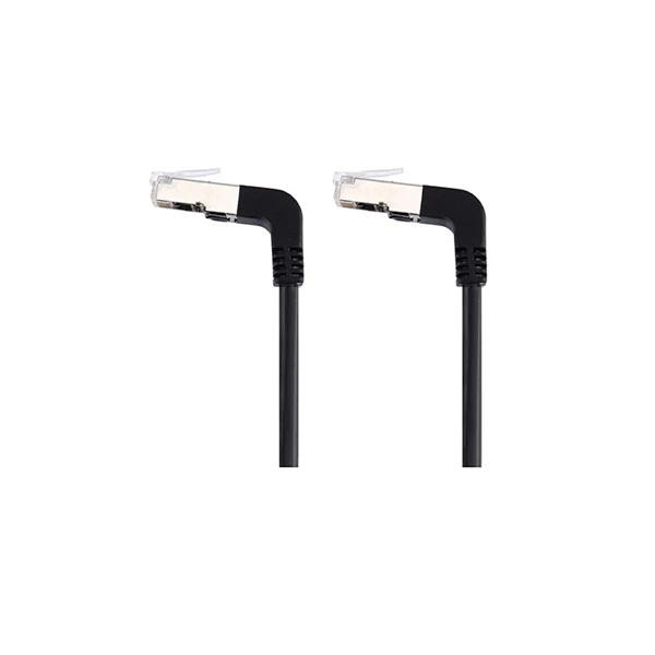 Upward RJ45 Male To Upward Male Cat5e Cable