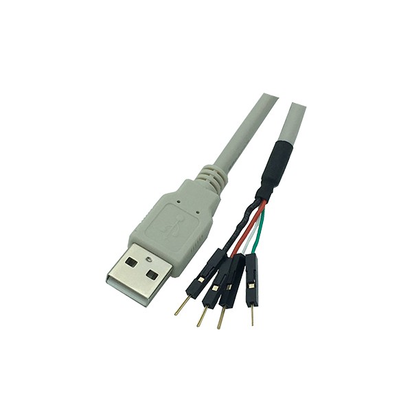 USB 2.0 A Male To 2.54mm 4 Pin Housing Male Cable