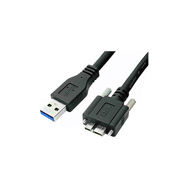 USB 3.0 A male to Micor B male cable with screw lcoking