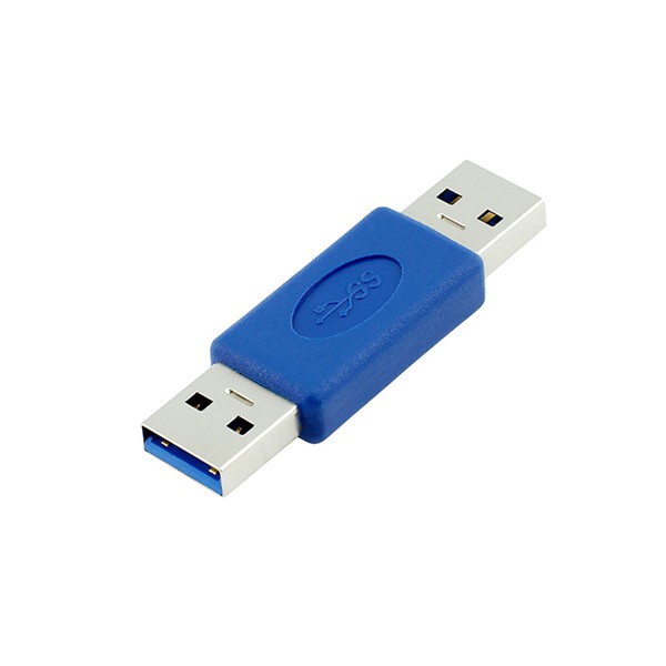 USB 3.0 Type-A Male to Type-A Male Gender Changer Adapter