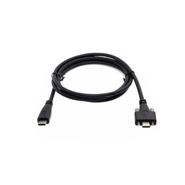 USB 3.1 Type-C male to male Cable With Screws Locking
