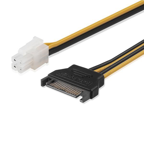 SATA 15pin to ATX P4 power Cable