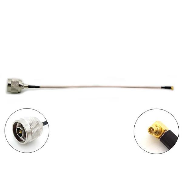 N male to MCX Plug Right Angle Semi-Flexible Cable