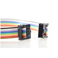 1.27mm IDC 10pin Rainbow Jumper Flat Cable