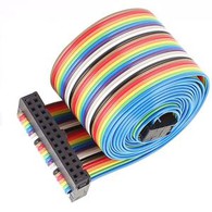 26 Pin Connector 26 Way Multicolor IDC Flat Ribbon Cable