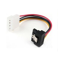 4 Pin Molex To Right Angle SATA 15 pin Power HDD Cable