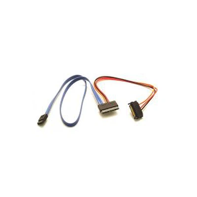 Micro SATA To 7 Pin SATA And 15 Pin SATA Power Adapter