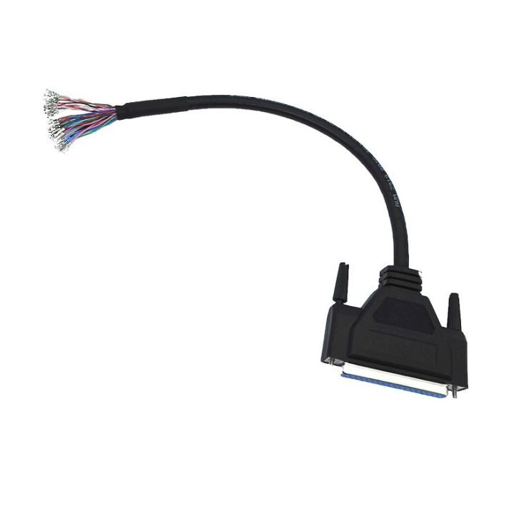 Analog DB37 female to Bare Pigtails open end Cable