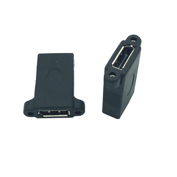 Panel Mount DisplayPort Female to DisplayPort Female Coupler