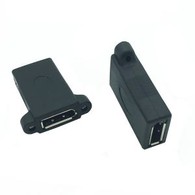 Panel Mount Displayport Female To Female Adapter With Screw