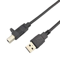 Panel Mount USB 2.0 A To B Printer Cable With Screw