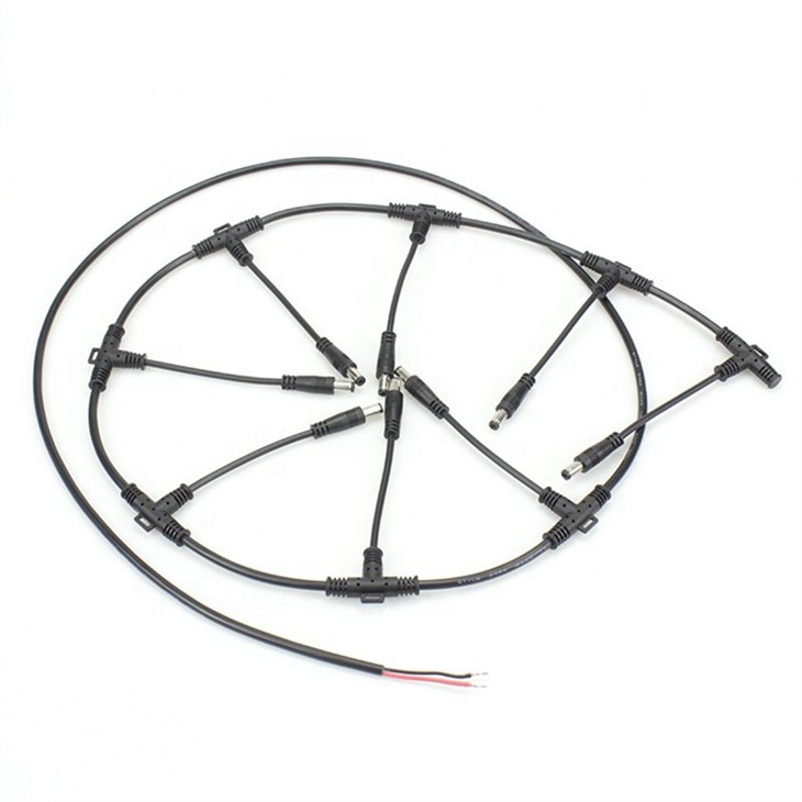 5.5mm X 2.1mm DC Power Supply Splitter Cable