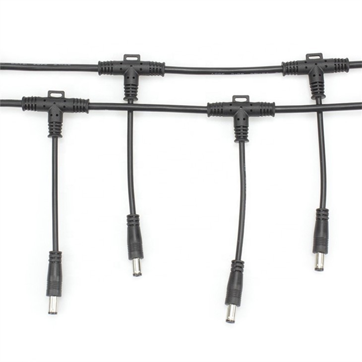 Low Voltage DC5.5X2.1 T Tap Electrical Wire