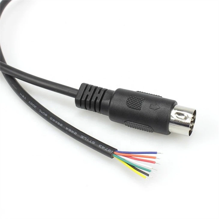 7 Pin Big Din Head Motor Signal Control Cable