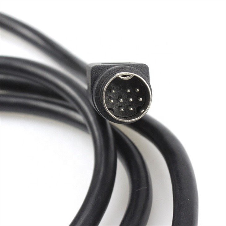 26AWG 9 Cores Mini Din 9 pin stripped tinned Cable