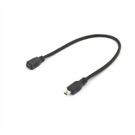 28AWG 5 Wires USB2.0 Mini B Male To Female Cable