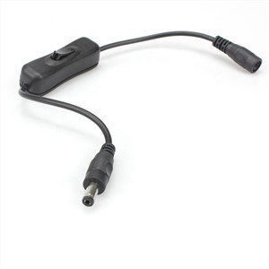 5.5x2.1mm DC Connector Switch Power Plug Cable