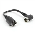 90 Degree Mini Din 4 Pin Male To Female Power Cable