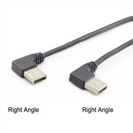 90 Degree USB 2.0 A Male To A Male Right Angle Cable