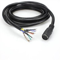 Midi 8 Pin Din Female Socket Open Audio Cable