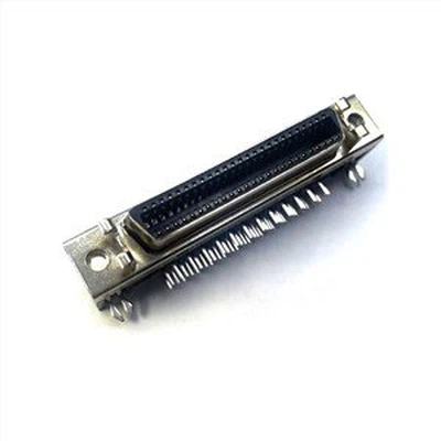Right Angle 90 Degree DIP MDR50 Pin Female Connector