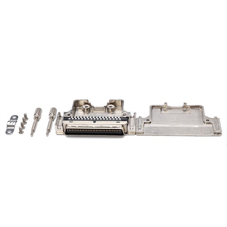 Solder CN68 pin male SCSI Connector with Screw