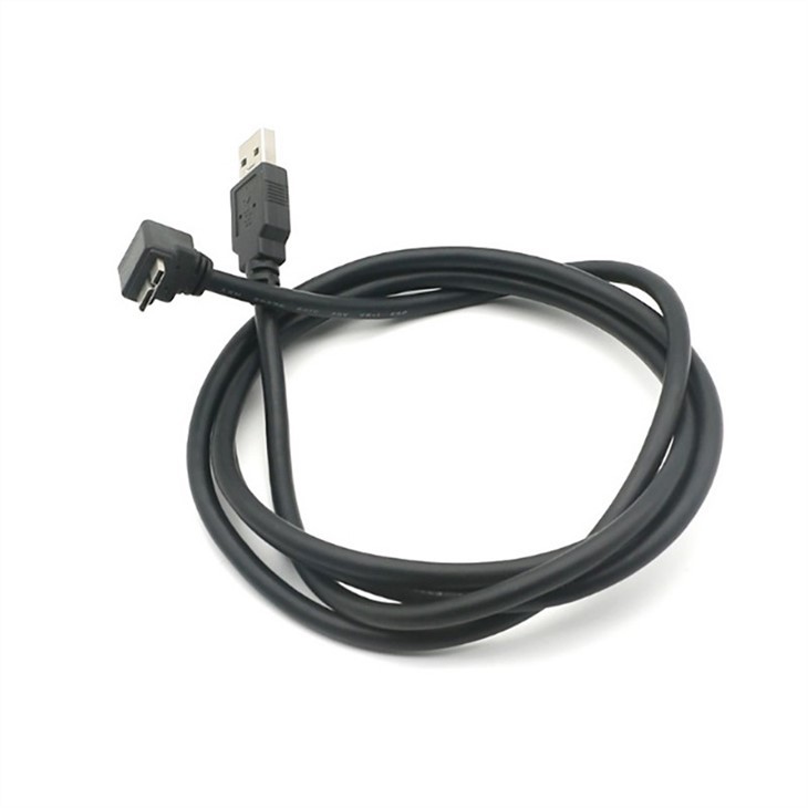 USB 3.0 A Plug to 90 Degree Micro B Plug Up Angle Cable